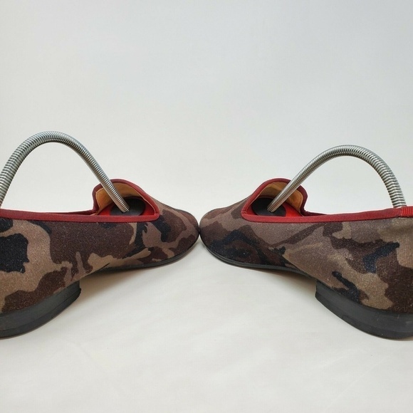 The Kooples Camo Suede Loafers Flats Shoes Size 38 8 - Picture 6 of 11